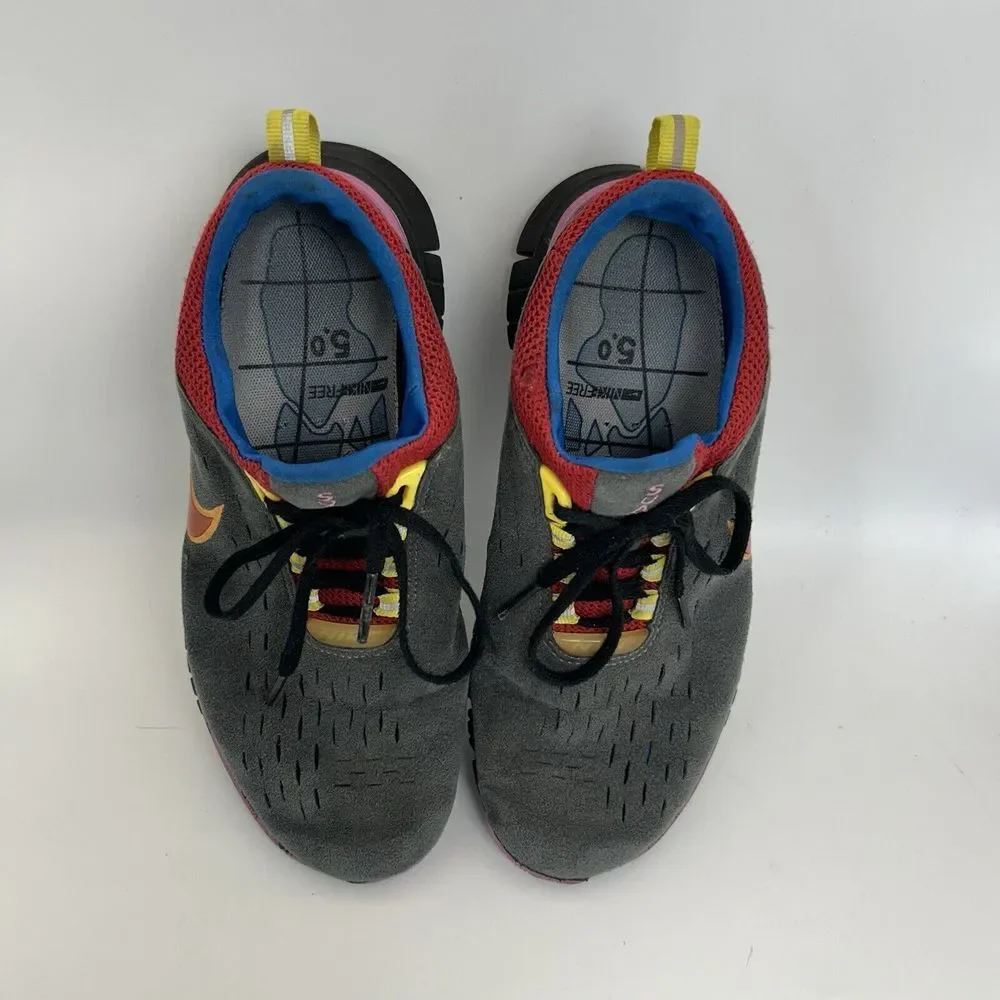 Vtg Nike Free 5.0 NikeID Running‎ Shoe Suede 2007 Women Sz 7